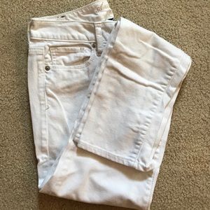 American Eagle White Skinny Jeans